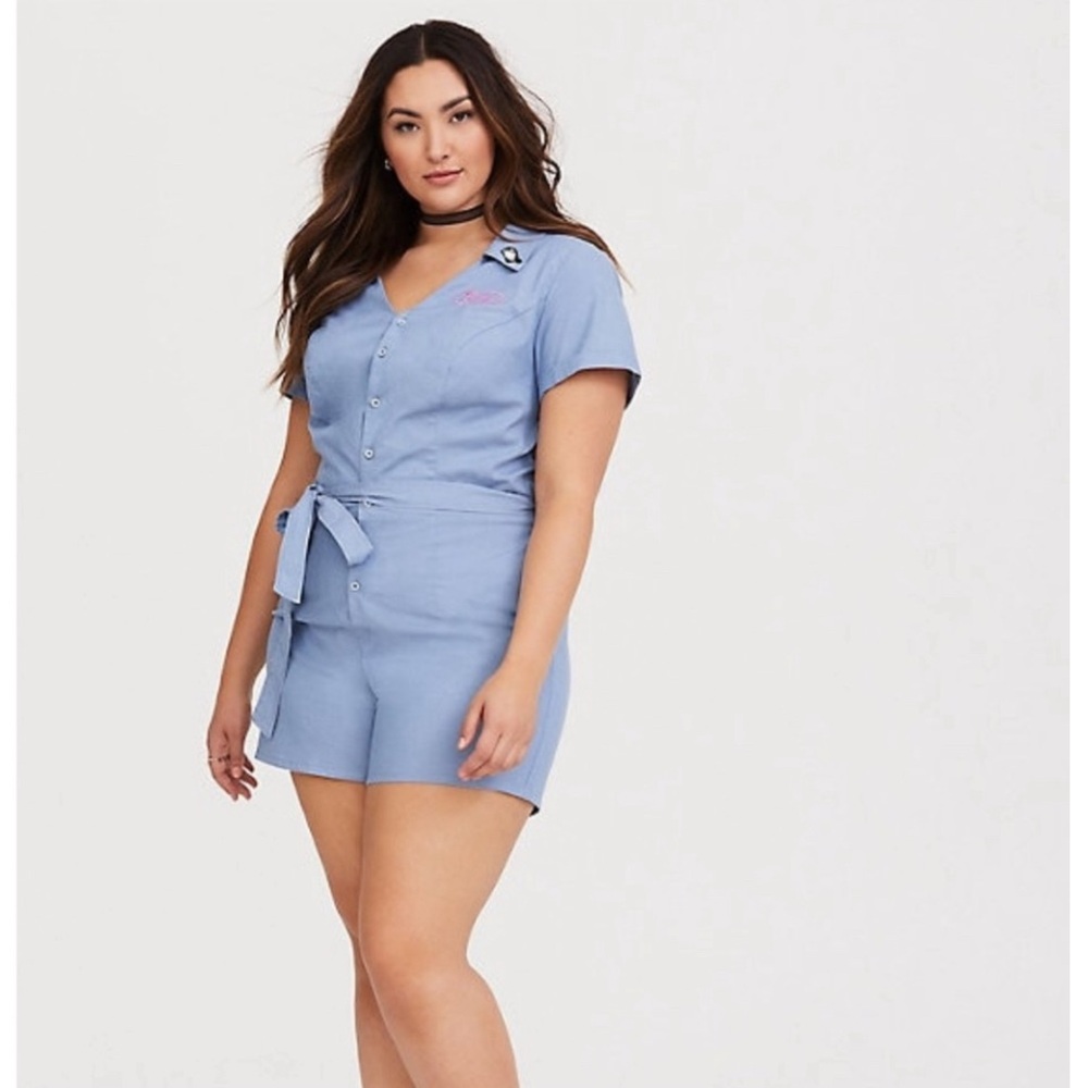 Torrid Betty & Veronica - Betty Chambray Romper New without tags.
